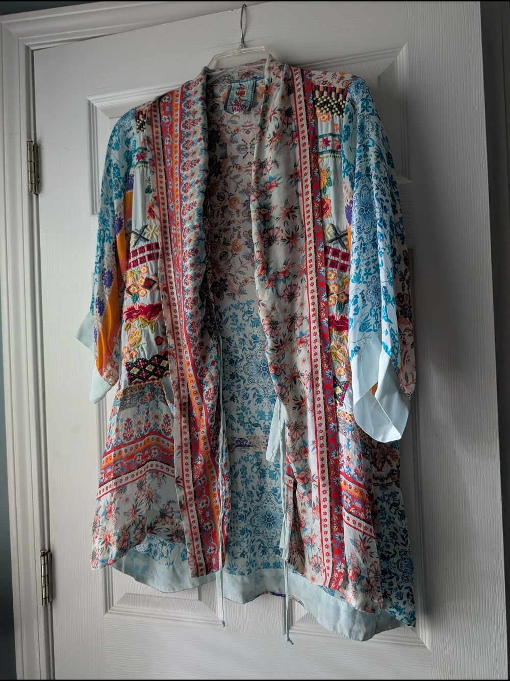 Johnny Was Floral Patchwork Kimono
